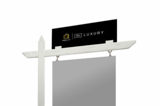 Real Luxury | 3mm PVC Sign Riders 18" x 6"