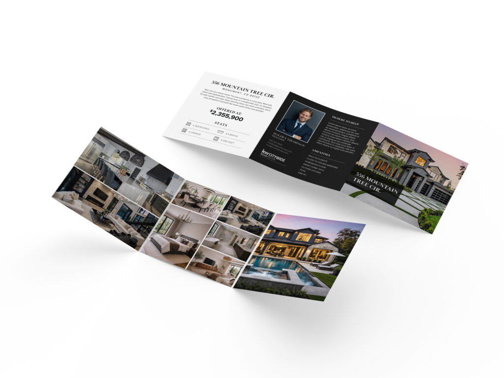 Keller Williams | Tri-Fold Property Listing Option 2