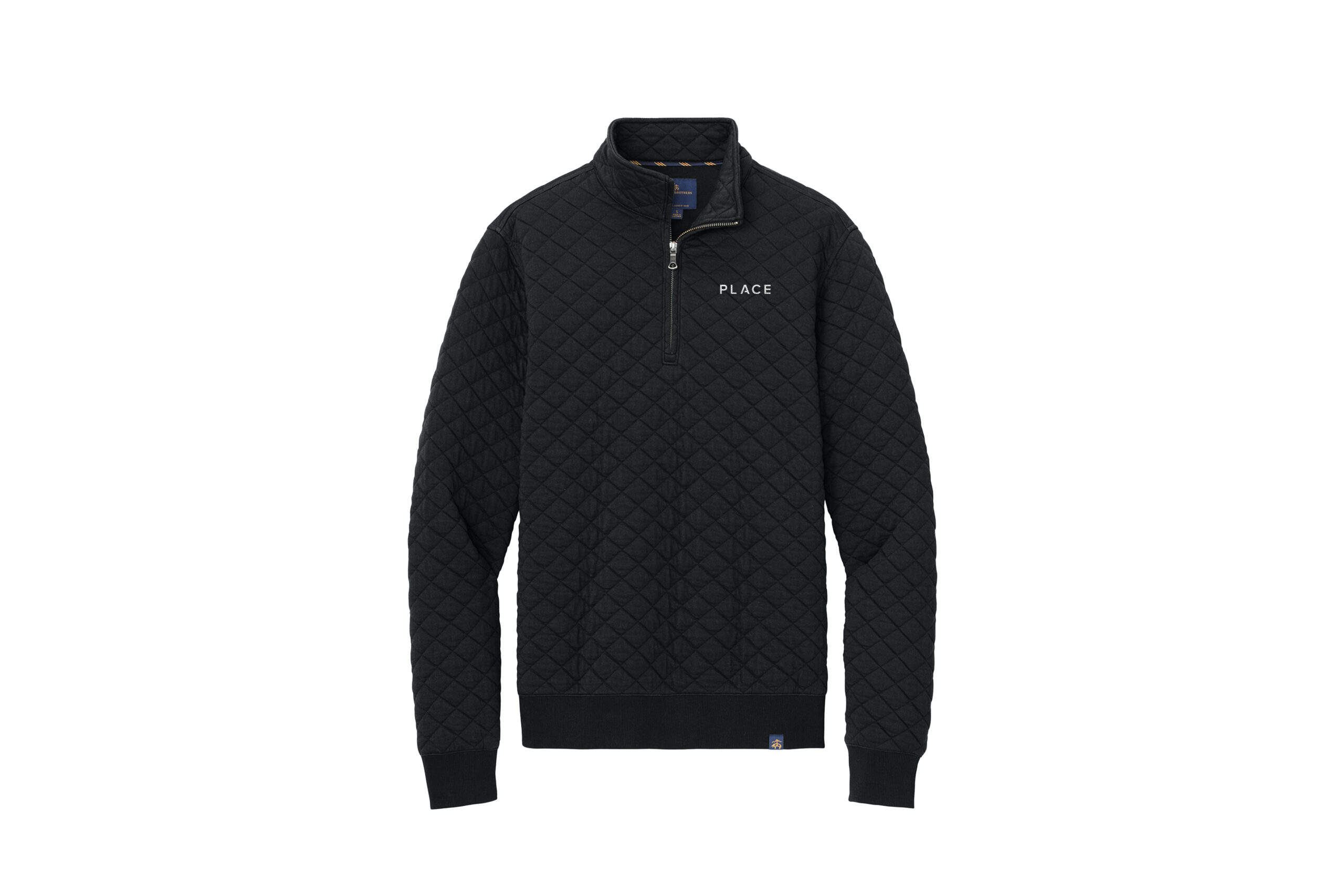 PLACE | Brooks Brothers® Diamond Quilt 1/4-Zip - Image 2